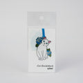 Marque-page en acier inoxydable NEKO Chat – Série florale