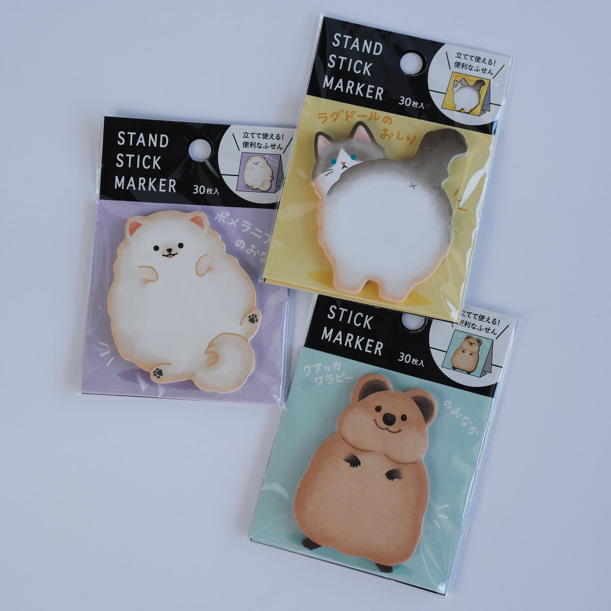 KITERA Stand Stick Marker Sticky Notes